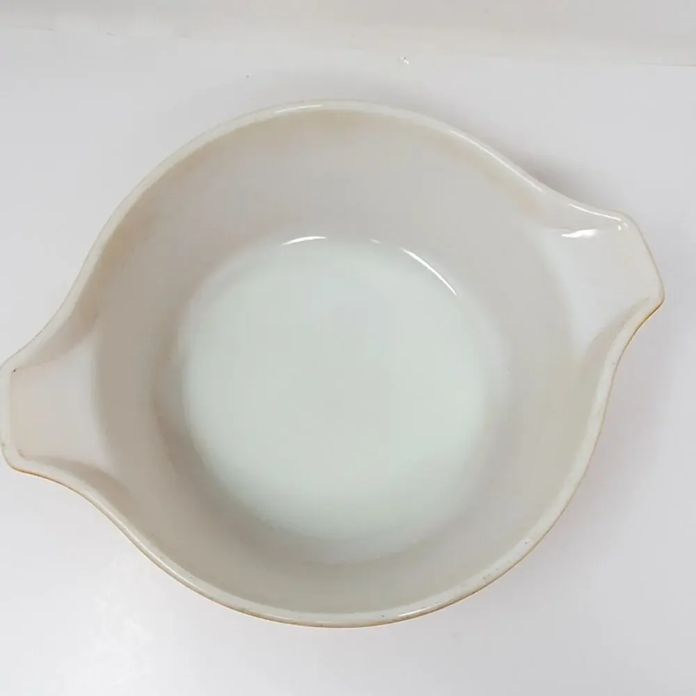 PYREX 475B 2.5 Quart Butterfly Gold CASSEROLE DISH 8.75